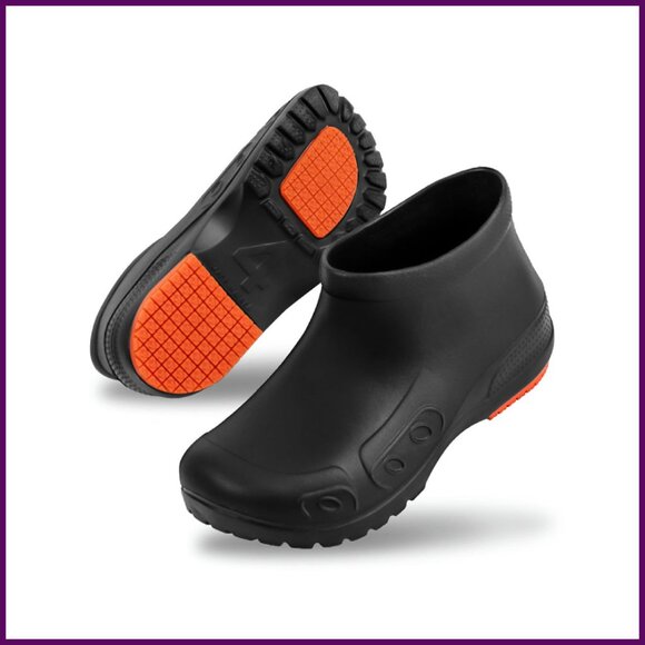 Waterproof Slip-Resistant Work Boots Unisex Removable Insole Non-Slip